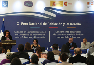 El Salvador destaca avances en la aplicación del Consenso de Montevideo sobre Población y Desarrollo