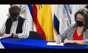 ISDEMU firma carta de entendimiento con la Unidad Técnica Ejecutiva del Sector Justicia