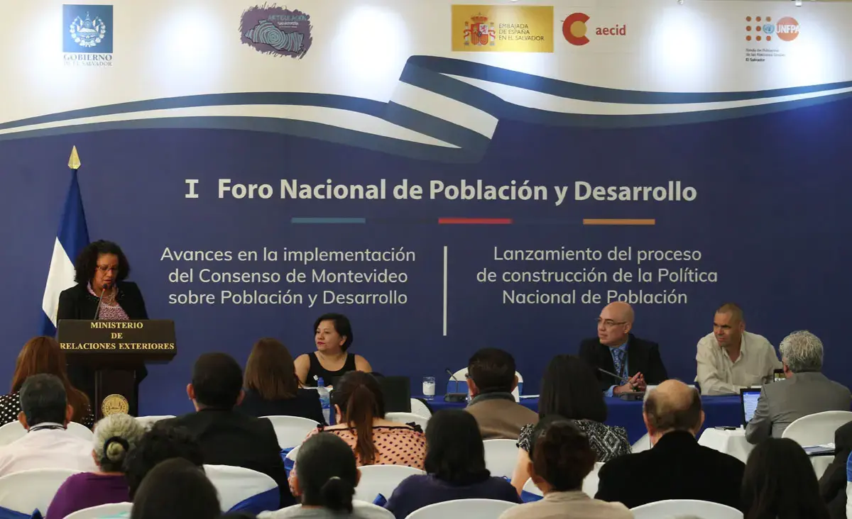 El Salvador destaca avances en la aplicación del Consenso de Montevideo sobre Población y Desarrollo