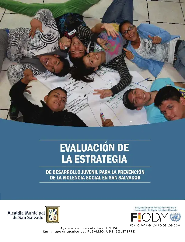 A.- Evaluación de la Estrategia de desarrollo juvenil para la prevención de la violencia social