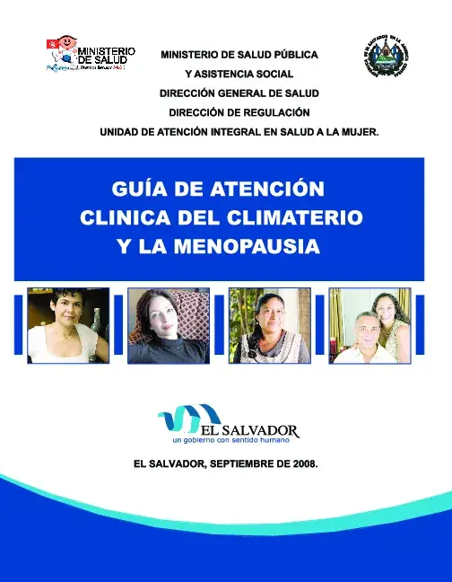 GUíÂA DE ATENCIÓN CLíÂNICA DEL CLIMATERIO Y LA MENOPAUSIA