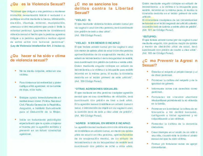 ¿Qué es la agresión sexual? ¿Cómo evitarla? ¿Dónde buscar ayuda?