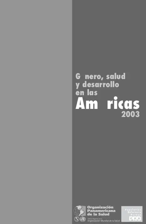 Género, salud y desarrollo en las Américas 2003