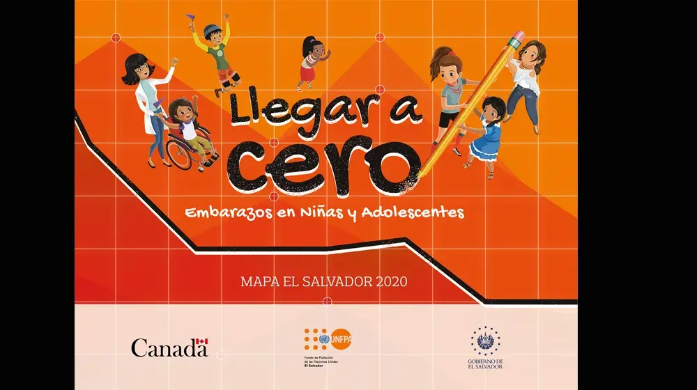 Llegar a cero embarazos en niñas y adolescentes – Mapa El Salvador 2020